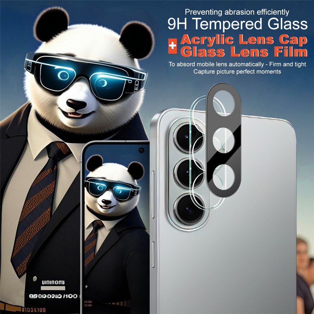 IMK sklo šošovky fotoaparátu na Samsung Galaxy S26 - čierne