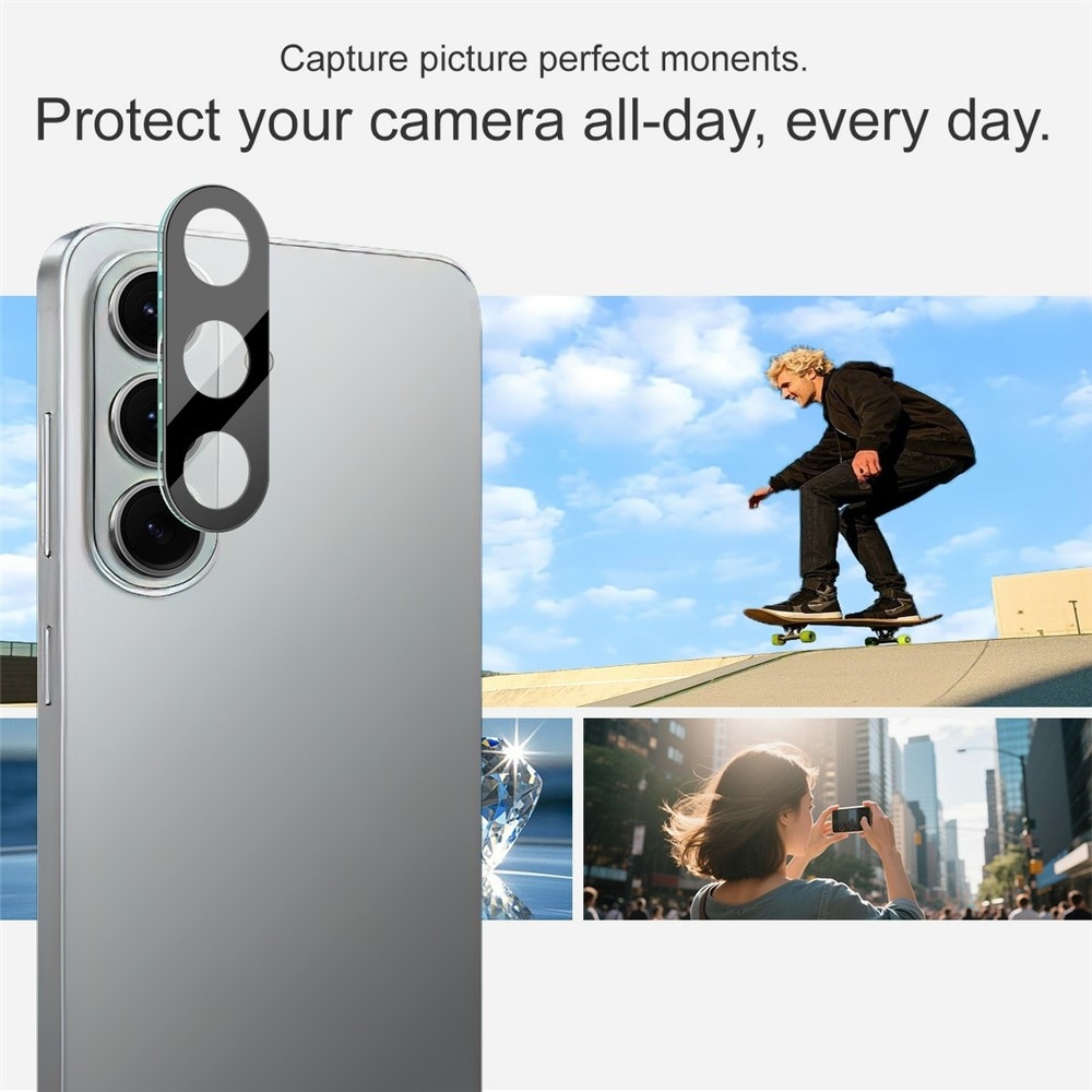 IMK sklo šošovky fotoaparátu na Samsung Galaxy S26 - čierne