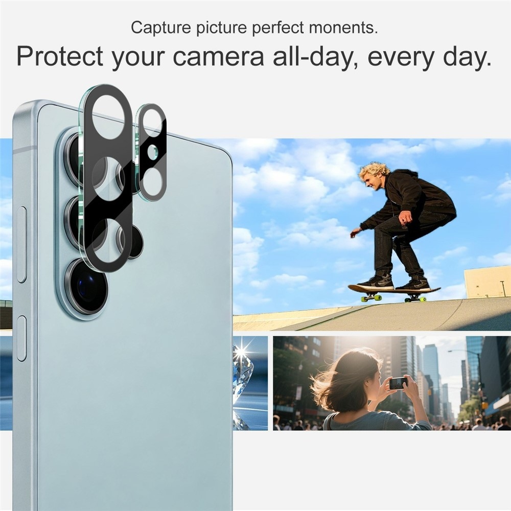 IMK sklo šošovky fotoaparátu na Samsung Galaxy S26 Ultra - čierne