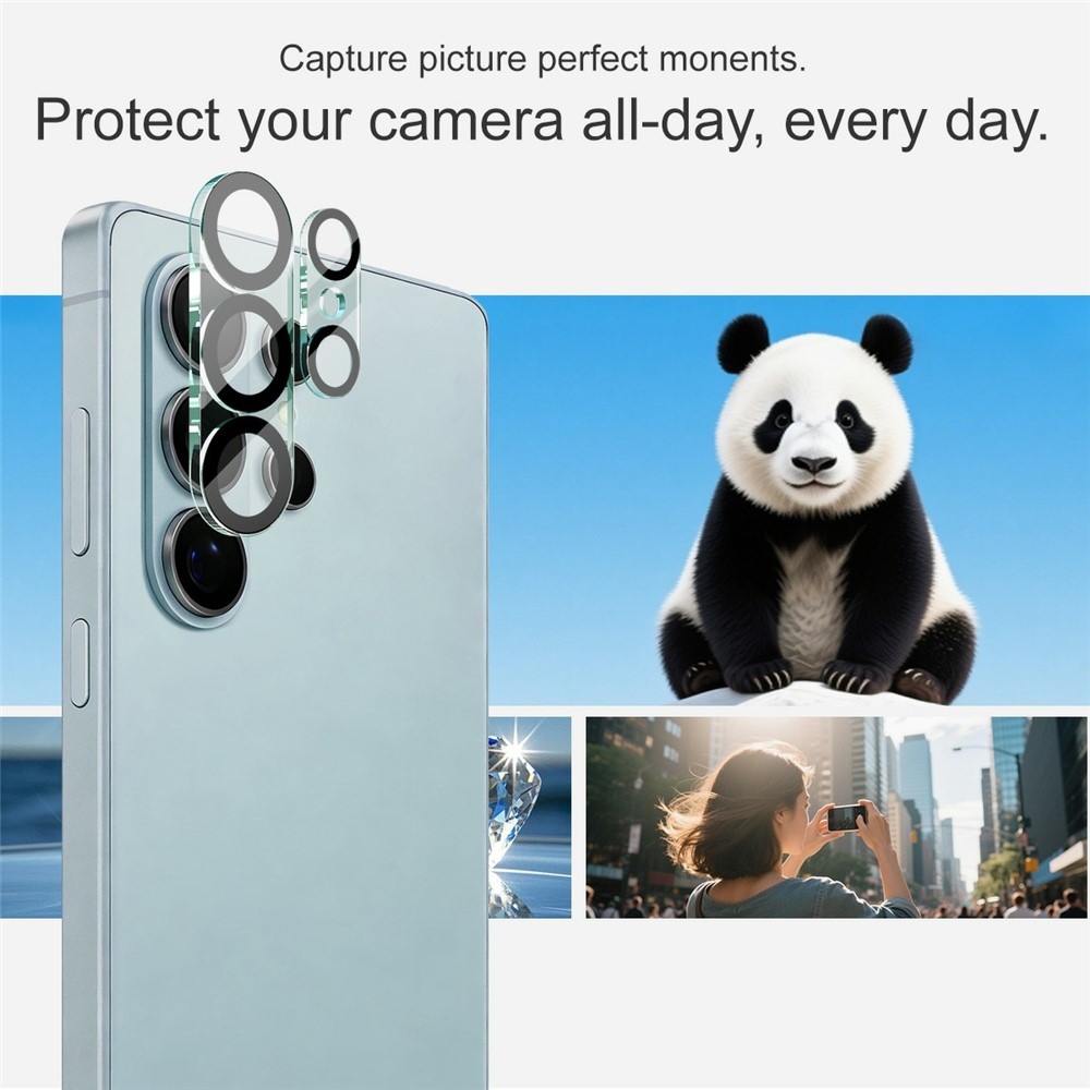 IMK sklo šošovky fotoaparátu na Samsung Galaxy S26 Ultra - čierne krúžky