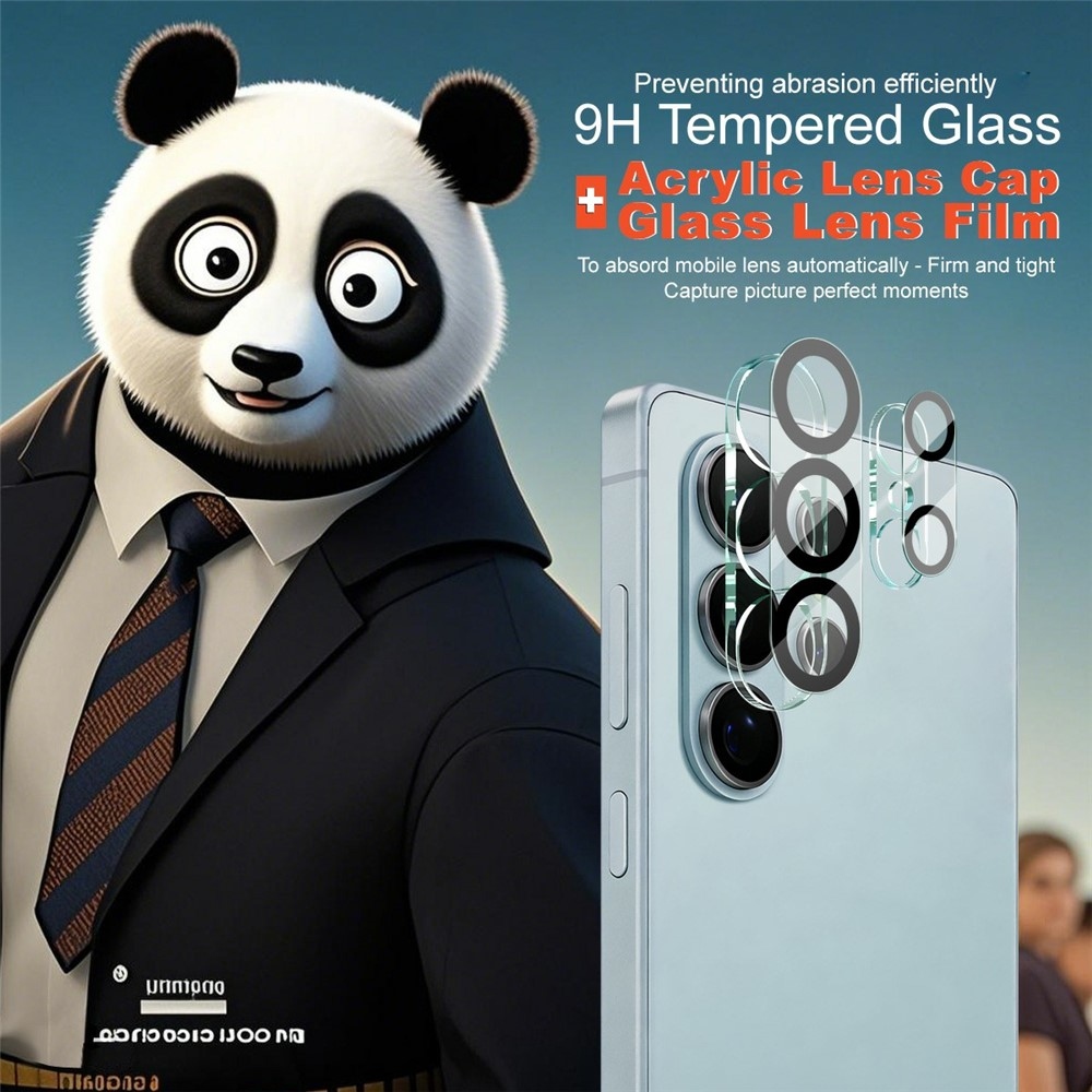 IMK sklo šošovky fotoaparátu na Samsung Galaxy S26 Ultra - čierne krúžky