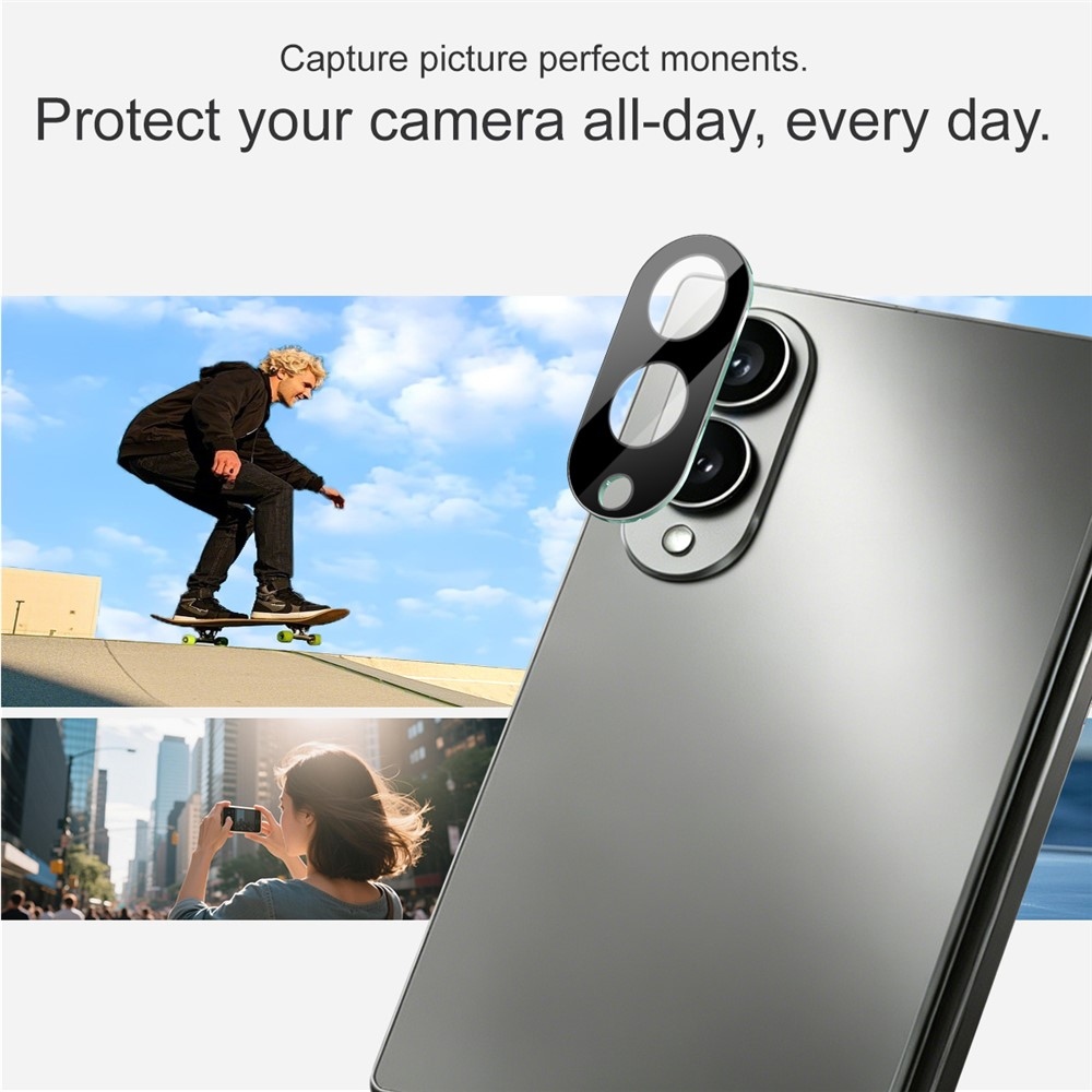 IMK sklo šošovky fotoaparátu na Samsung Galaxy Z Fold8 5G - čierne