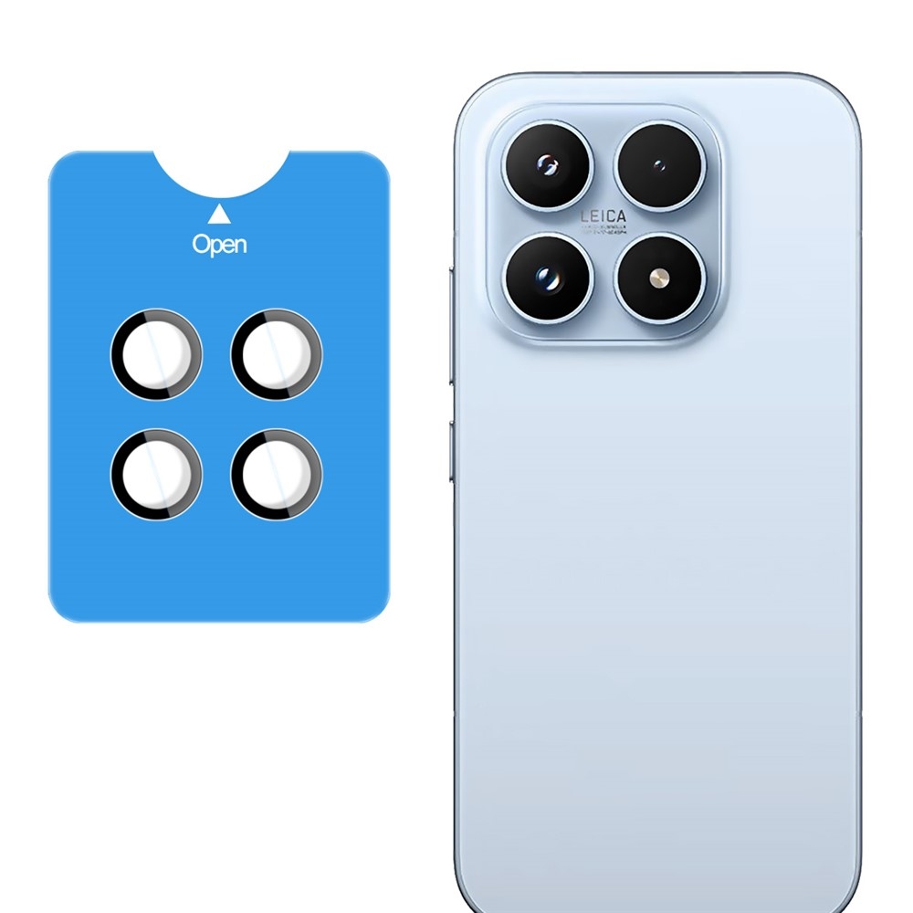 IMK sklo šošovky fotoaparátu na Xiaomi 17 (samostatné sklá) s aplikačným rámčekom
