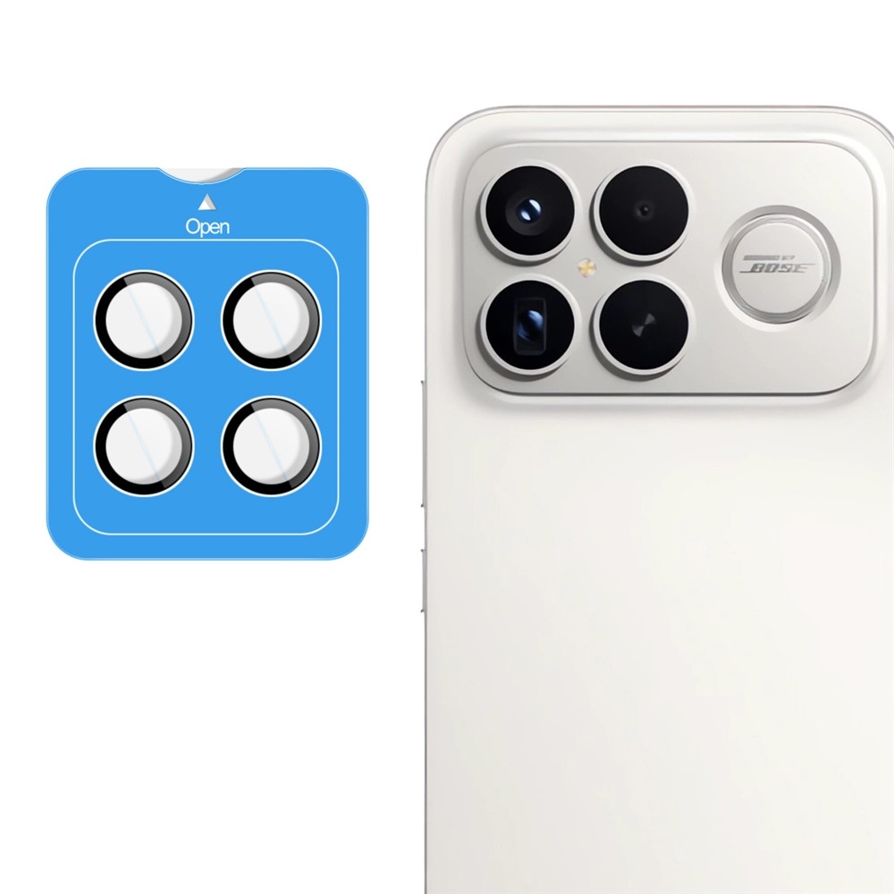 IMK sklo šošovky fotoaparátu na Xiaomi Poco F8 Ultra 5G (samostatné sklá) s aplikačným rámčekom