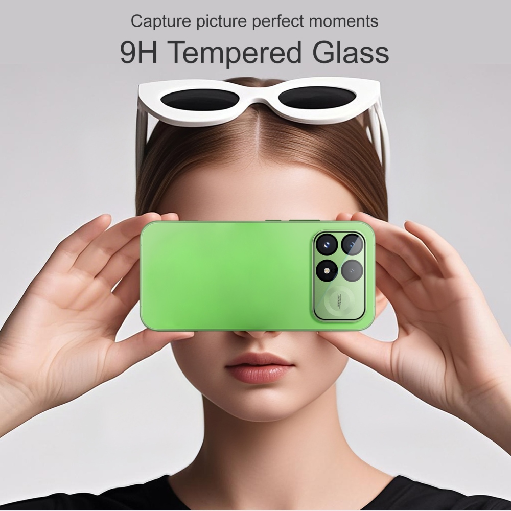 IMK sklo šošovky fotoaparátu na Xiaomi Poco F9 Pro 5G (samostatné sklá) s aplikačným rámčekom