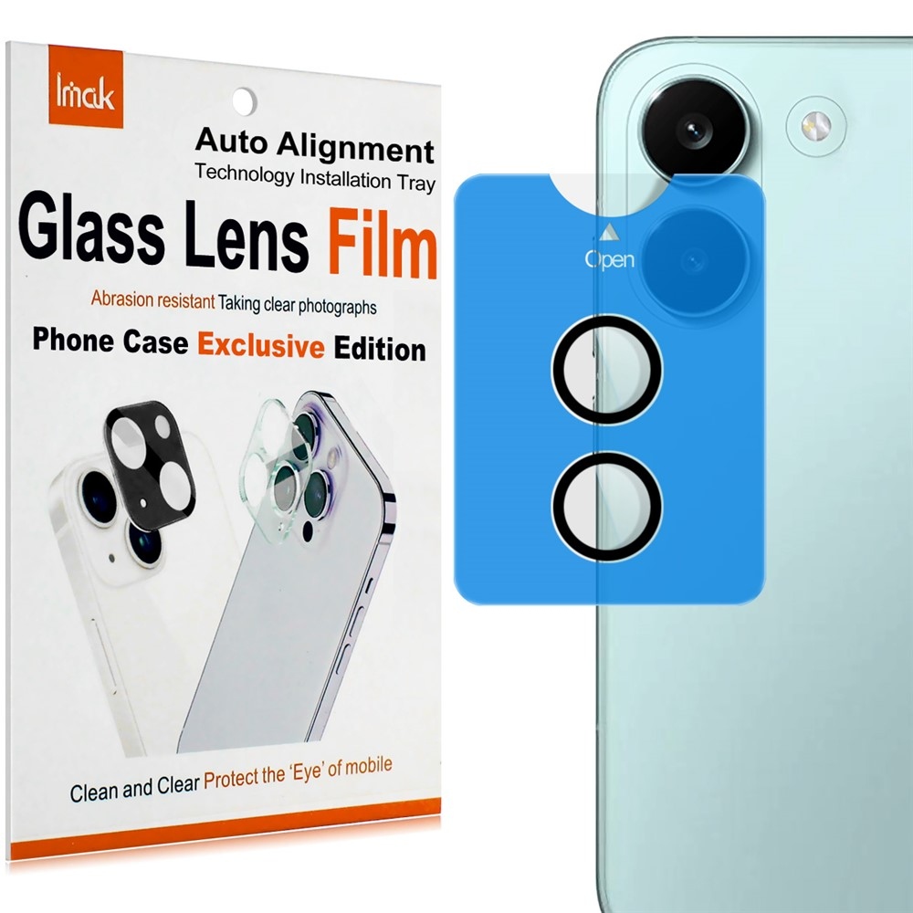 IMK sklo šošovky fotoaparátu na Xiaomi Poco X8 Pro 5G (samostatné sklá) s aplikačným rámčekom