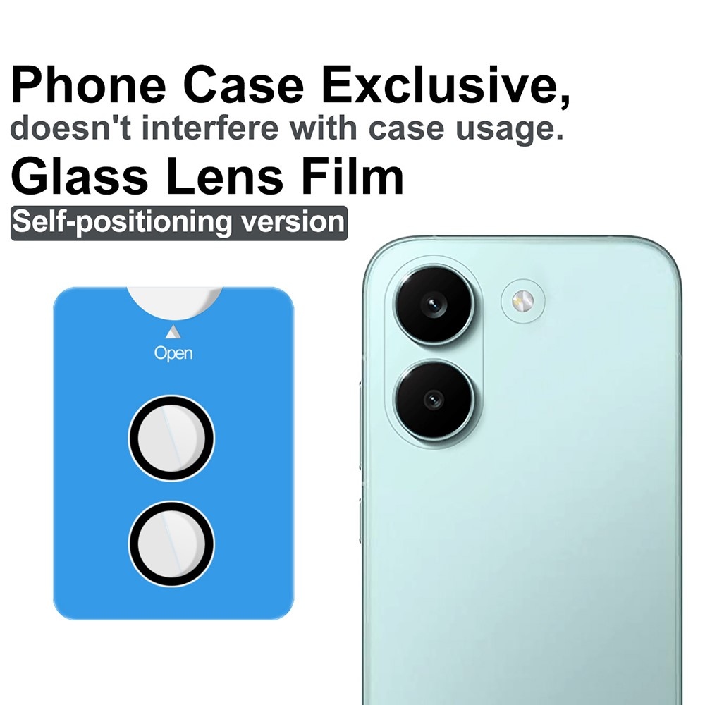 IMK sklo šošovky fotoaparátu na Xiaomi Poco X8 Pro 5G (samostatné sklá) s aplikačným rámčekom