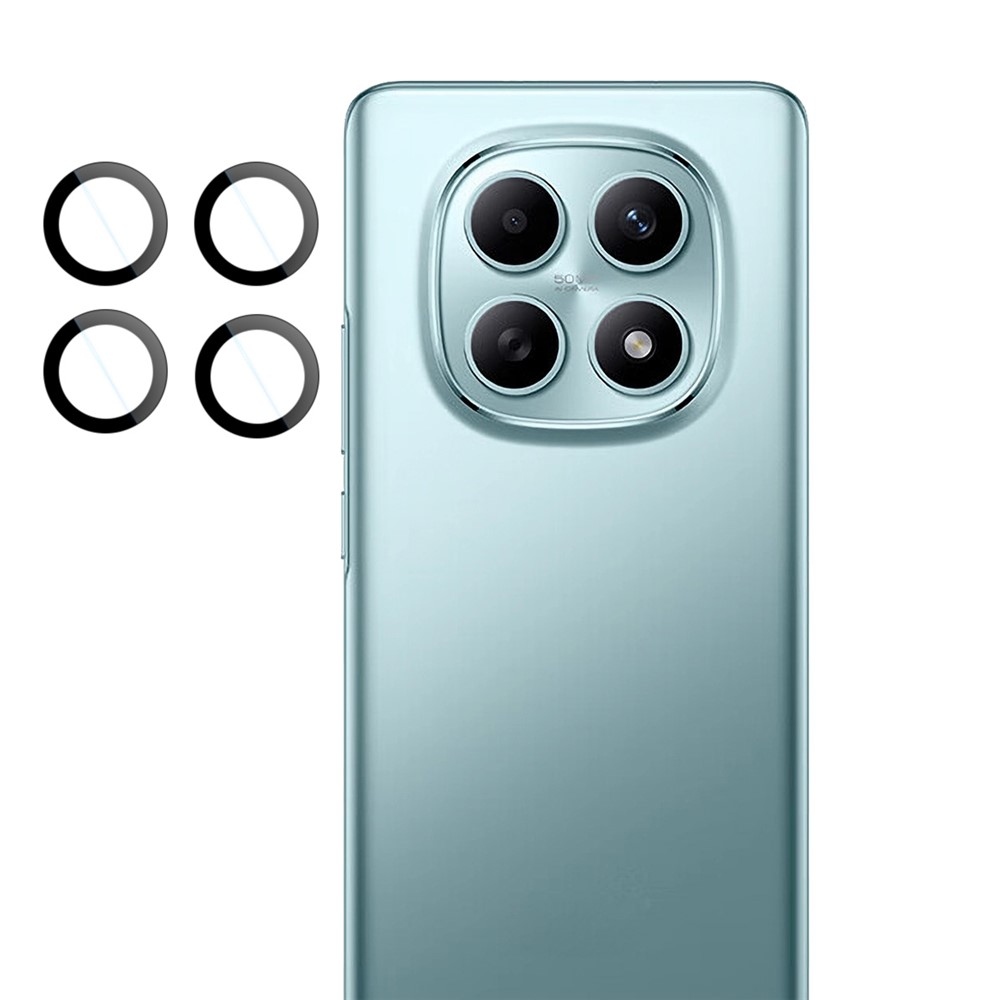 IMK sklo šošovky fotoaparátu pre Xiaomi Poco M8 5G/Redmi Note 15 5G (samostatné sklá) s aplikačným rámčekom