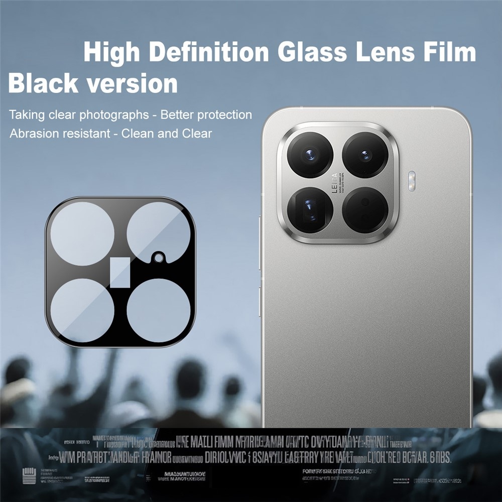 IMK sklo šošovky na mobil Xiaomi 15T Pro - čierne