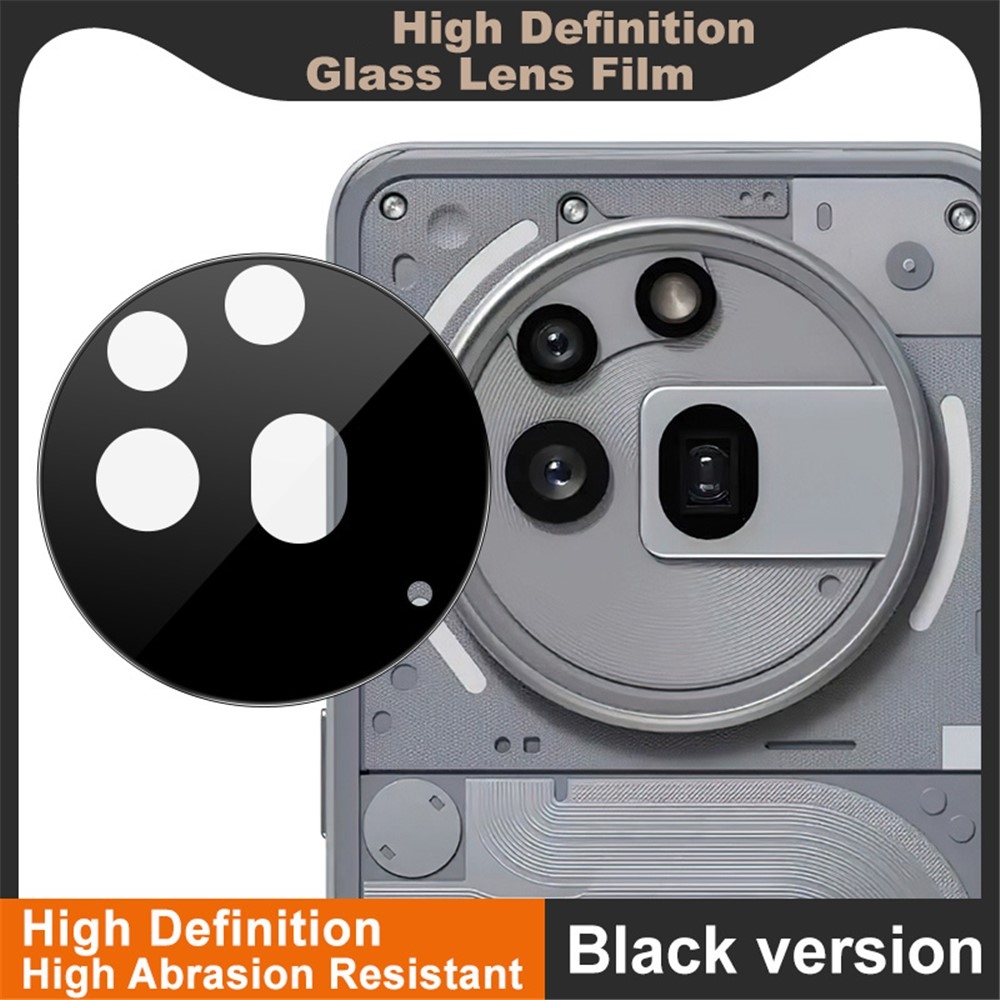 IMK sklo šošovky na Nothing Phone (3a) Pro - čierne