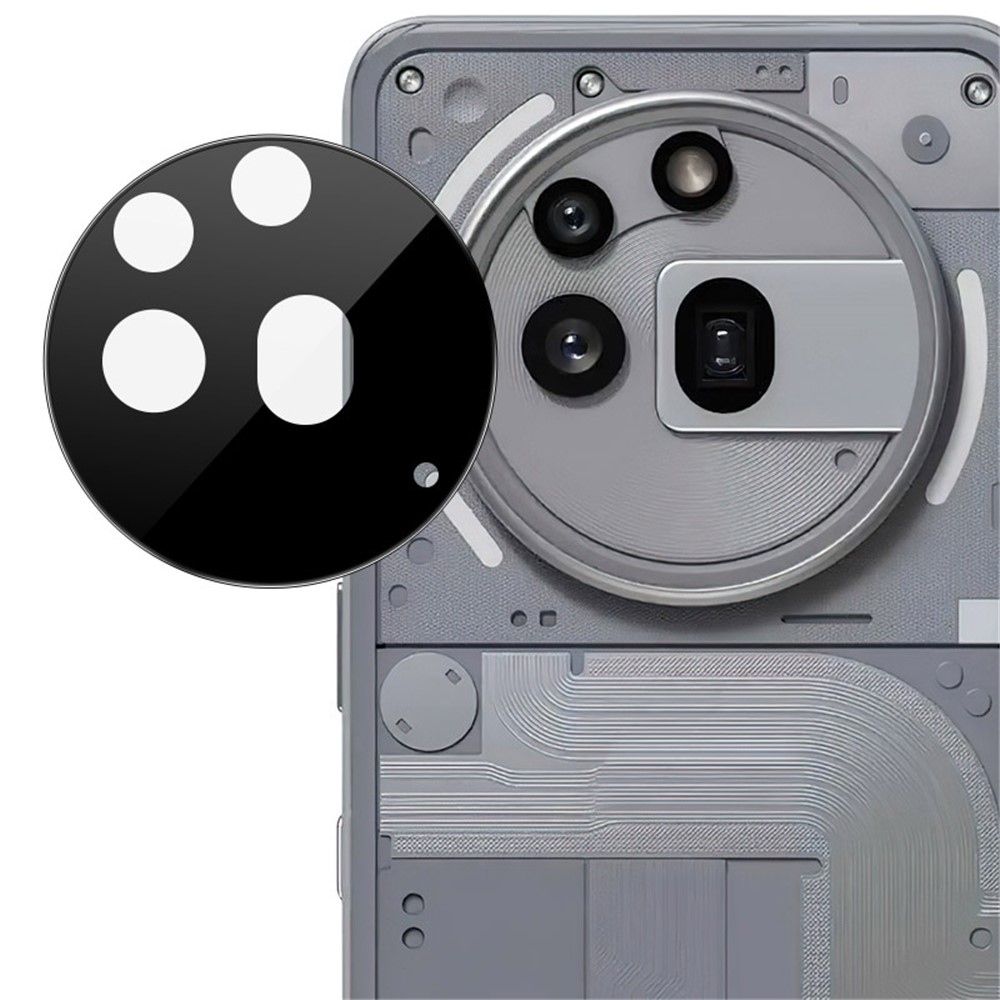 IMK sklo šošovky na Nothing Phone (3a) Pro - čierne