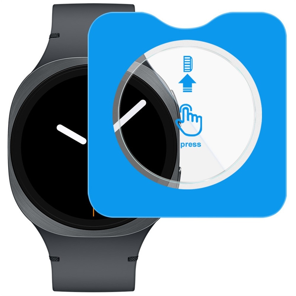 IMK tvrdené sklo na Samsung Galaxy Watch8 40mm s aplikačným rámčekom