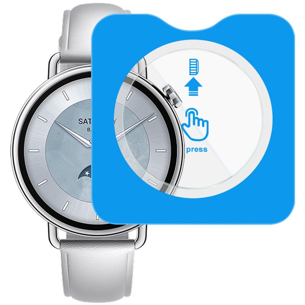 IMK tvrdené sklo na Xiaomi Watch S4 41mm s aplikačným rámčekom