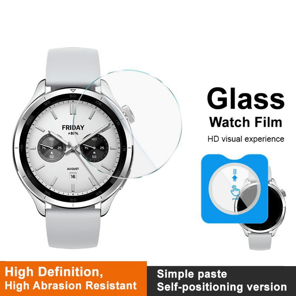 IMK tvrdené sklo na Xiaomi Watch S4 47mm s aplikačným rámčekom