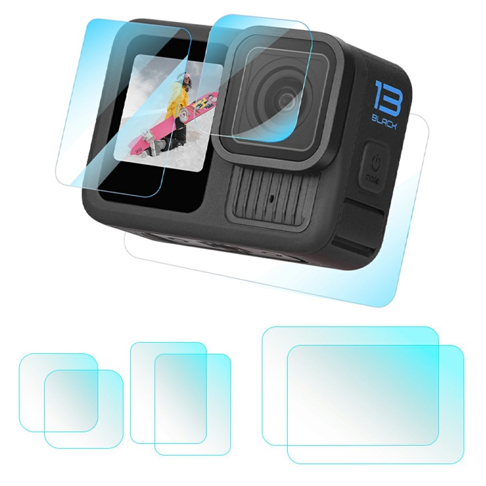 BRDRC 2× sada tvrdených skiel pre GoPro Hero 13 displej a objektív