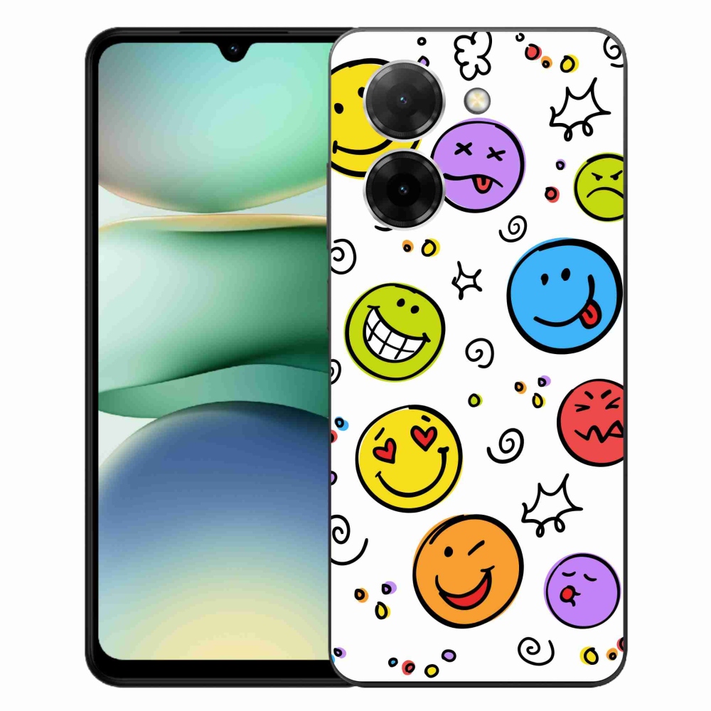 Gélový kryt mmCase na Xiaomi Redmi A5 (171.7x77.8x8.3mm) - smajlíci