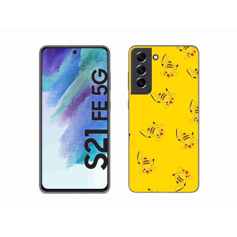Gélový kryt mmCase na Samsung Galaxy S21 FE 5G - pikachu