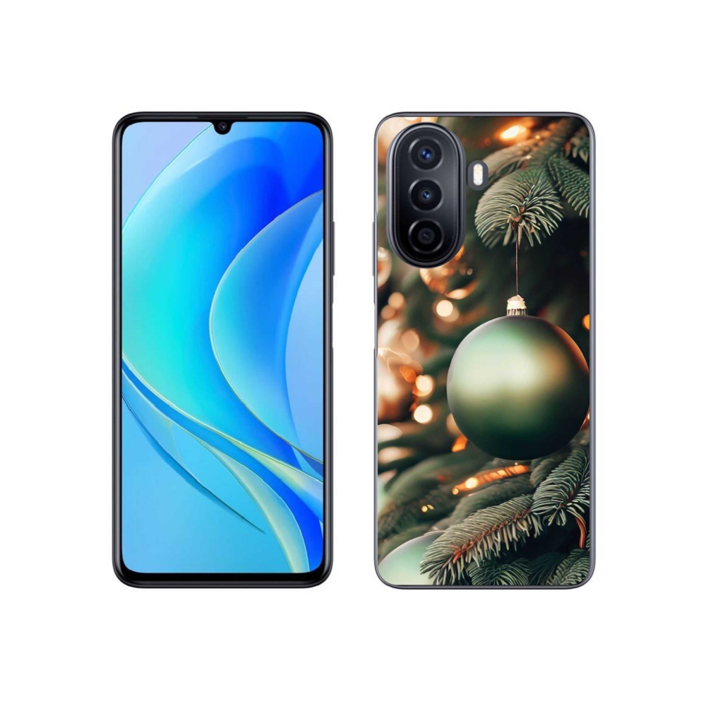 Gélový kryt mmCase na Huawei Nova Y70 - vianočné ozdoby 1