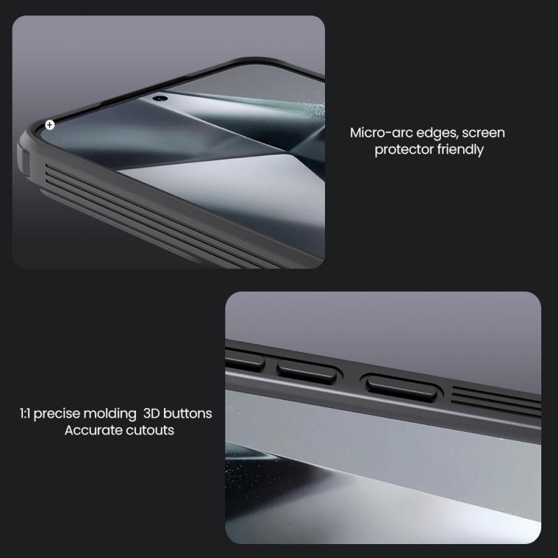 Nillkin CamShield PRO Magnetic Zadný Kryt pre Samsung Galaxy S25 Black
