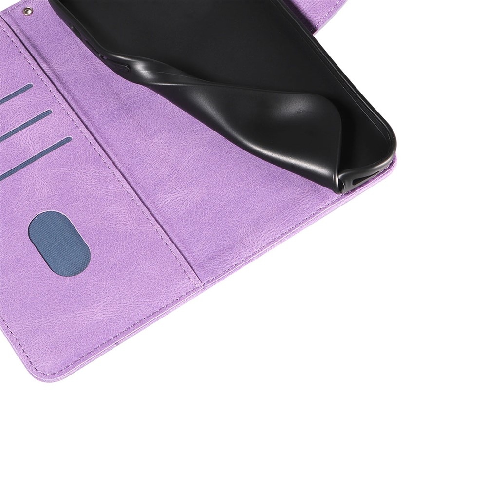 Curved knižkové puzdro na Realme 14 5G/14T 5G - fialové