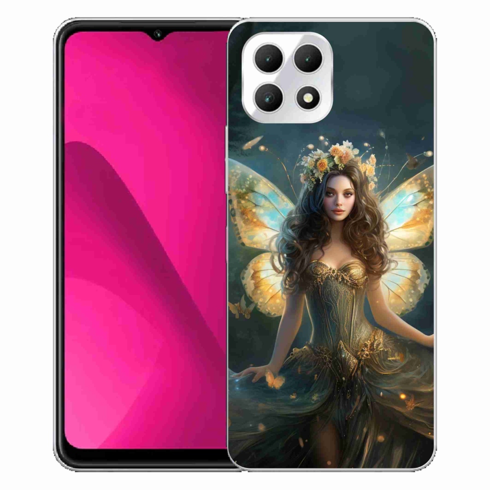 Gélový kryt mmCase na T-Mobile T Phone 2 - motýlia žena