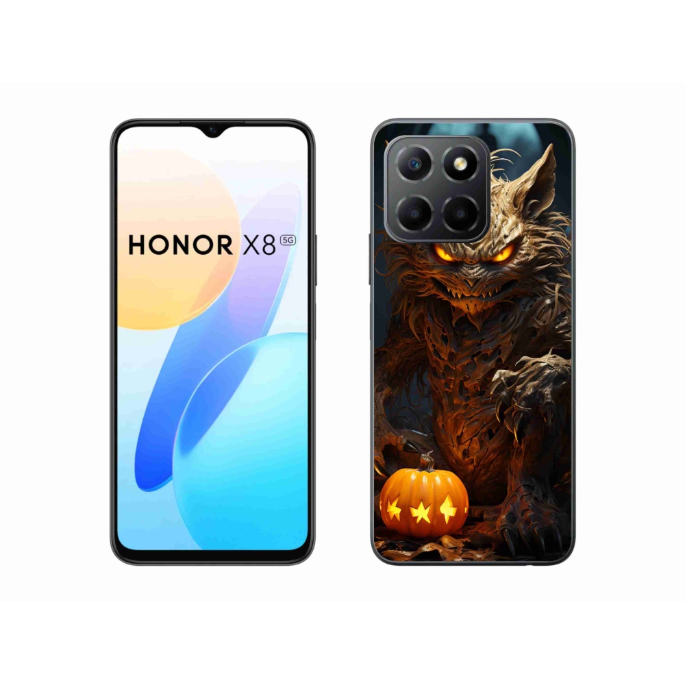 Gélový kryt mmCase na Honor X8 5G - halloweenska príšera