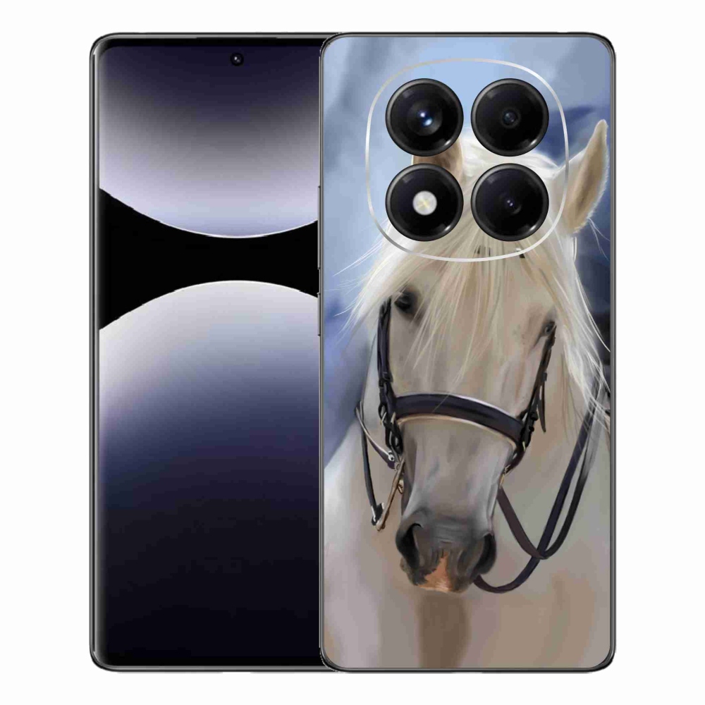 Gélový kryt mmCase na Xiaomi Redmi Note 14 Pro - biely kôň