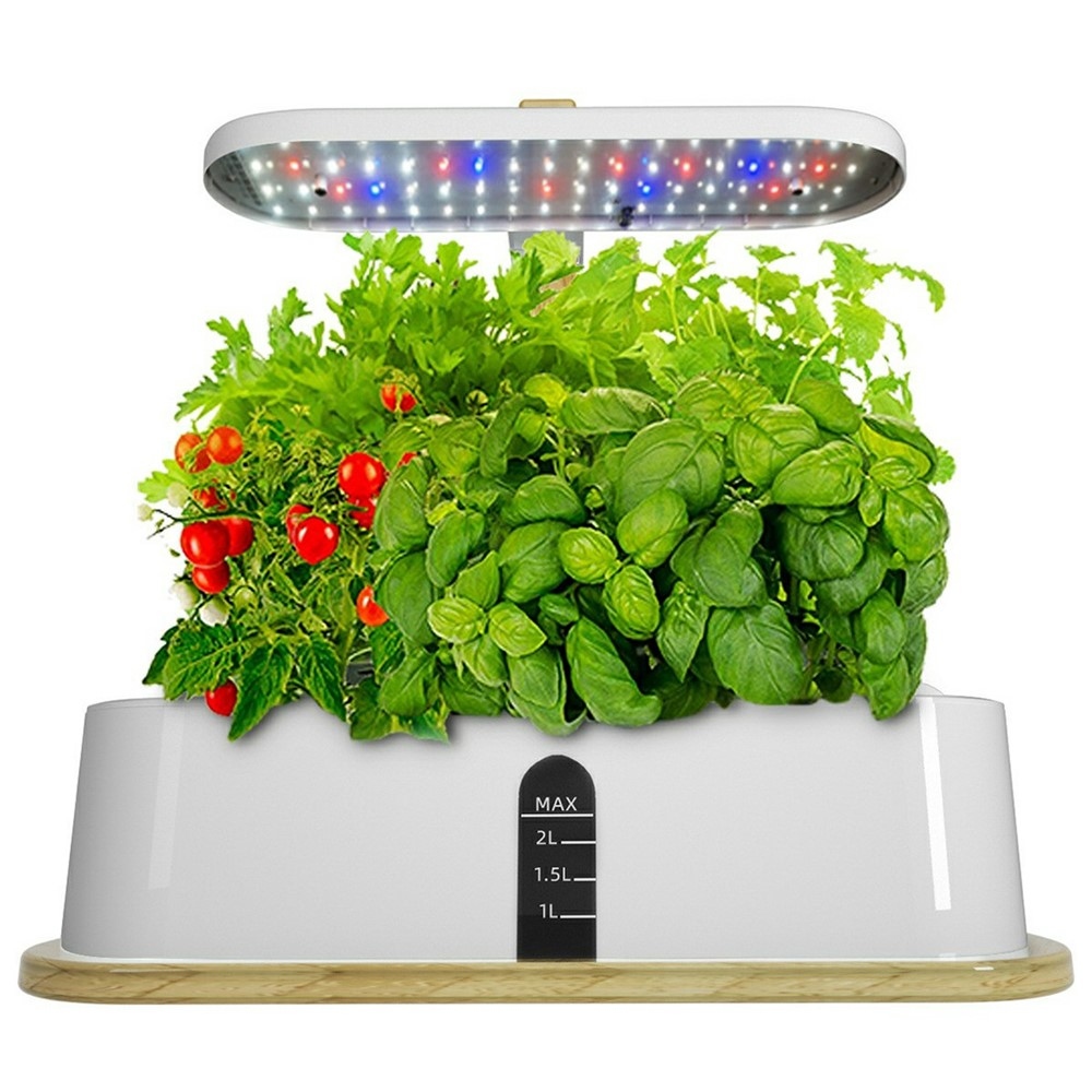 Inteligentný hydroponický kvetináč s LED svetlom pre domáce pestovanie byliniek