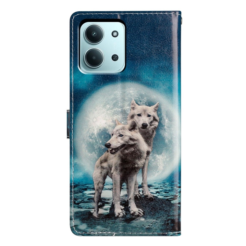 Unique knižkové púzdro na Xiaomi Redmi 15C 4G/5G (173mm) - dva vlci