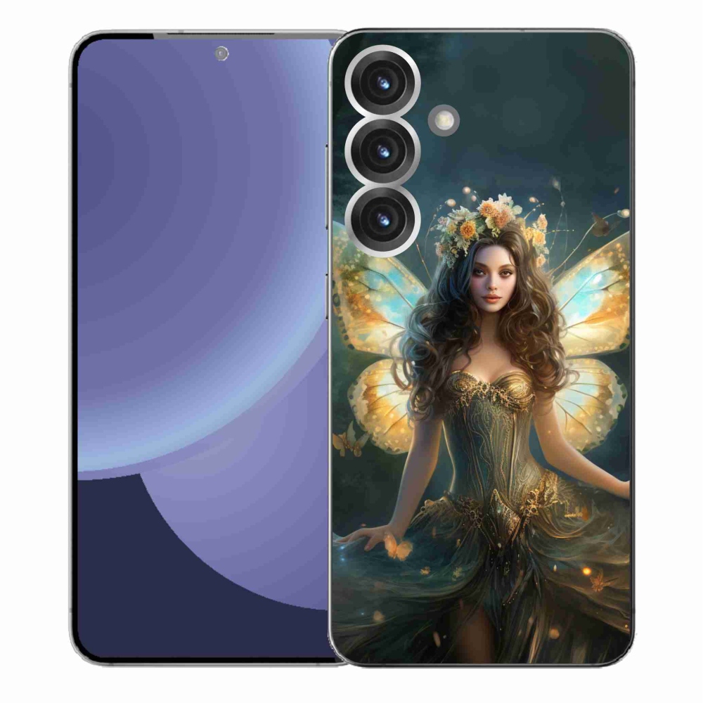 Gélový kryt mmCase na Samsung Galaxy S25+ - motýlia žena