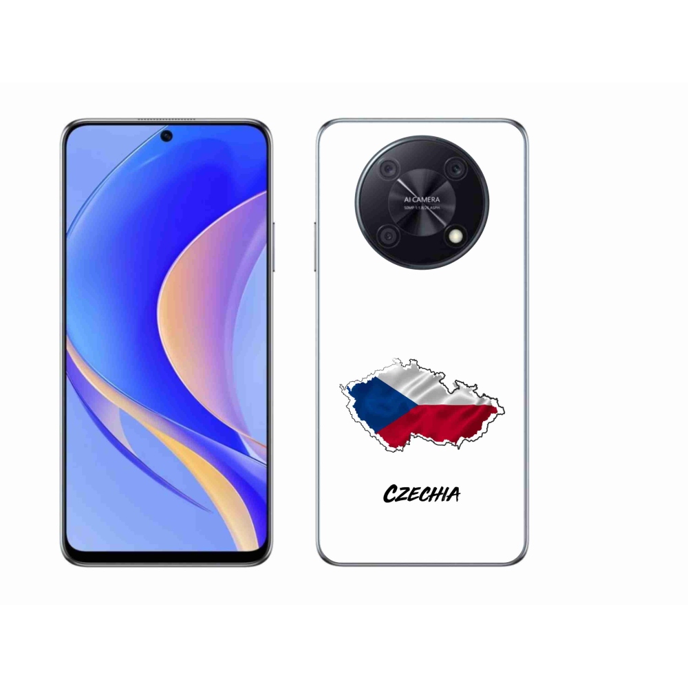 Gélový kryt mmCase na Huawei Nova Y90 - Czechia biele pozadie