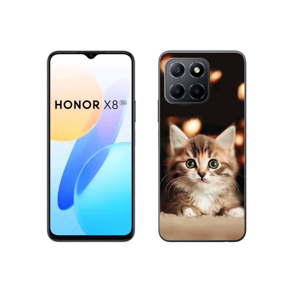 Gélový kryt mmCase na Honor X8 5G/70 Lite 5G - roztomilé mačiatko 2