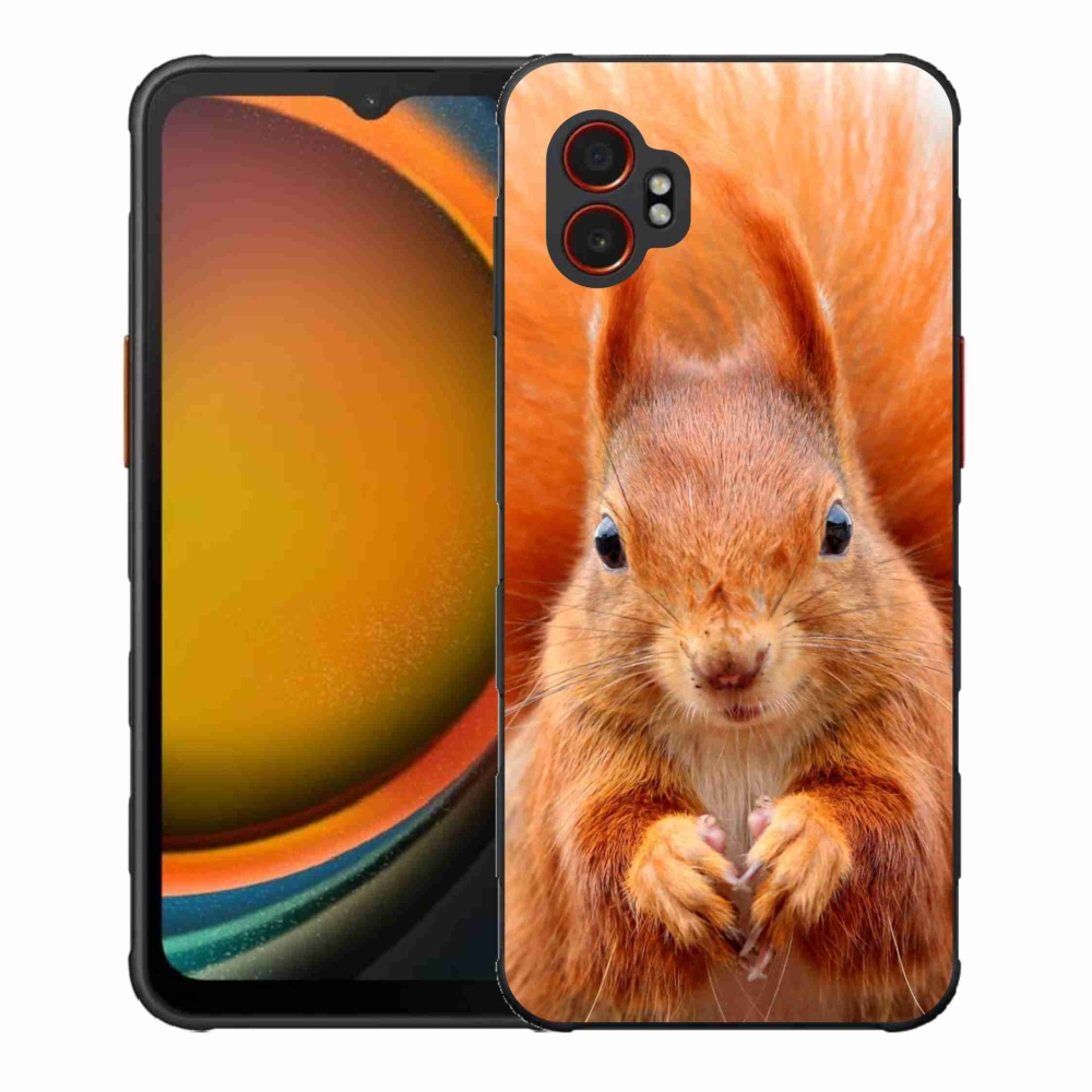 Gélový kryt mmCase na Samsung Galaxy Xcover 7 Pro - veverička