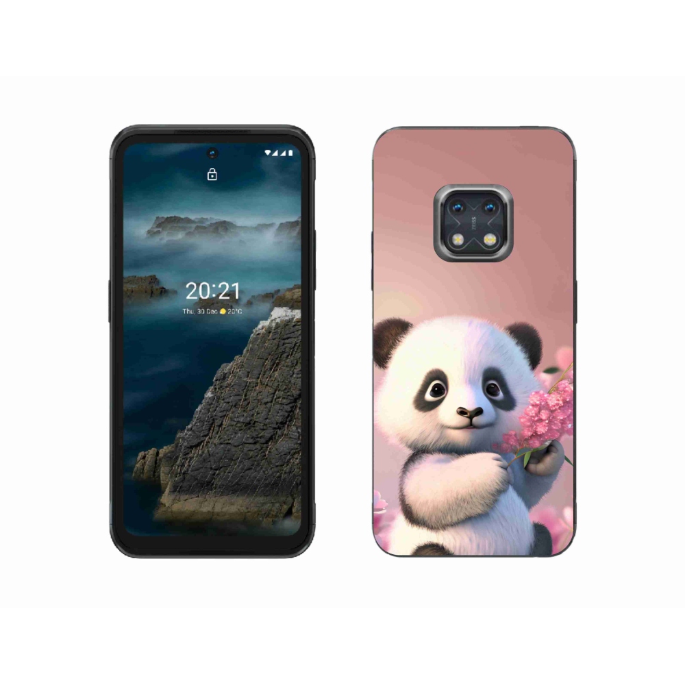 Gélový kryt mmCase na Nokia XR20 - roztomilá panda