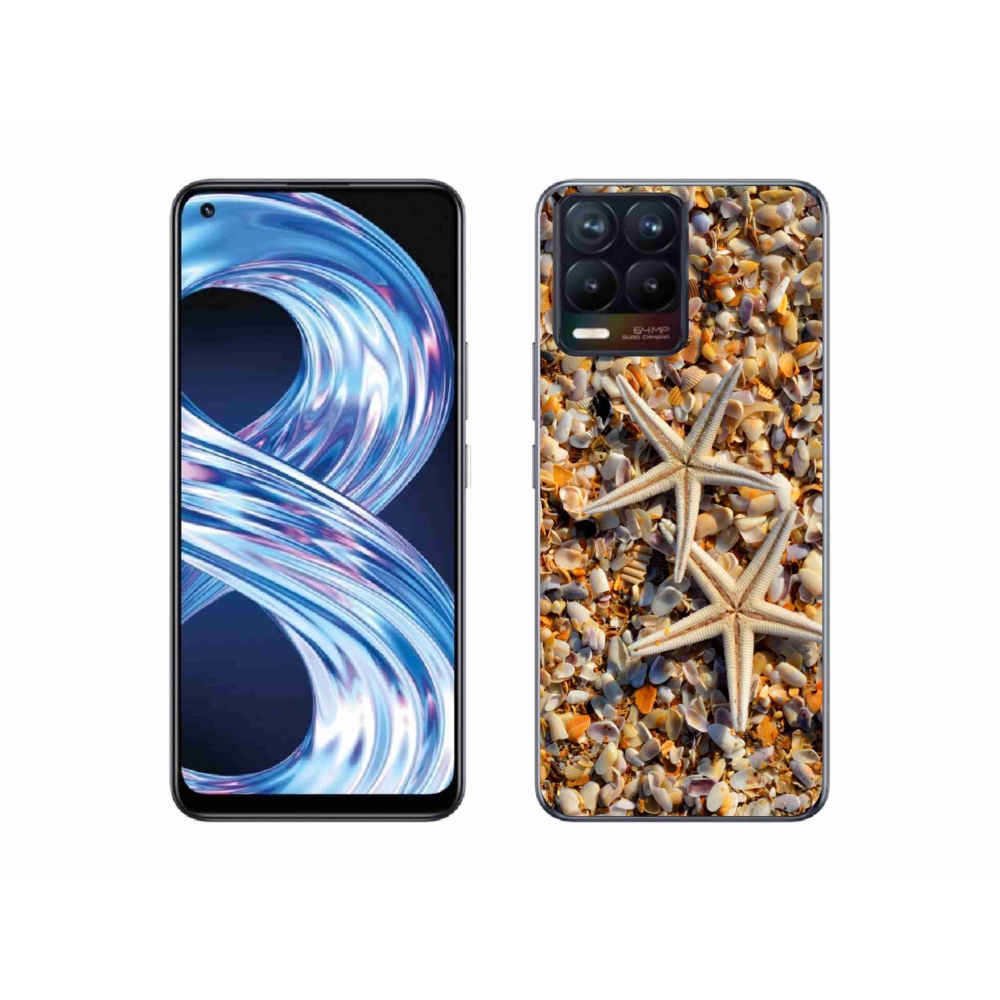 Gélový kryt mmCase na Realme 8 Pro - morské hviezdice