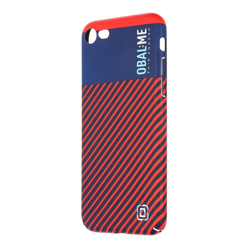 OBAL:ME Flossy Stripes Kryt pre Apple iPhone 7/8/SE2020/SE2022 Blue/Red