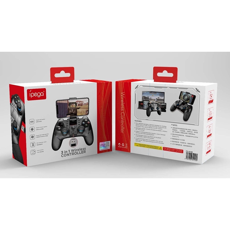 iPega 9156 2.4GHz Bluetooth Gamepad Fortnite Android/iOS/PS3/PC/Android TV/N-Switch