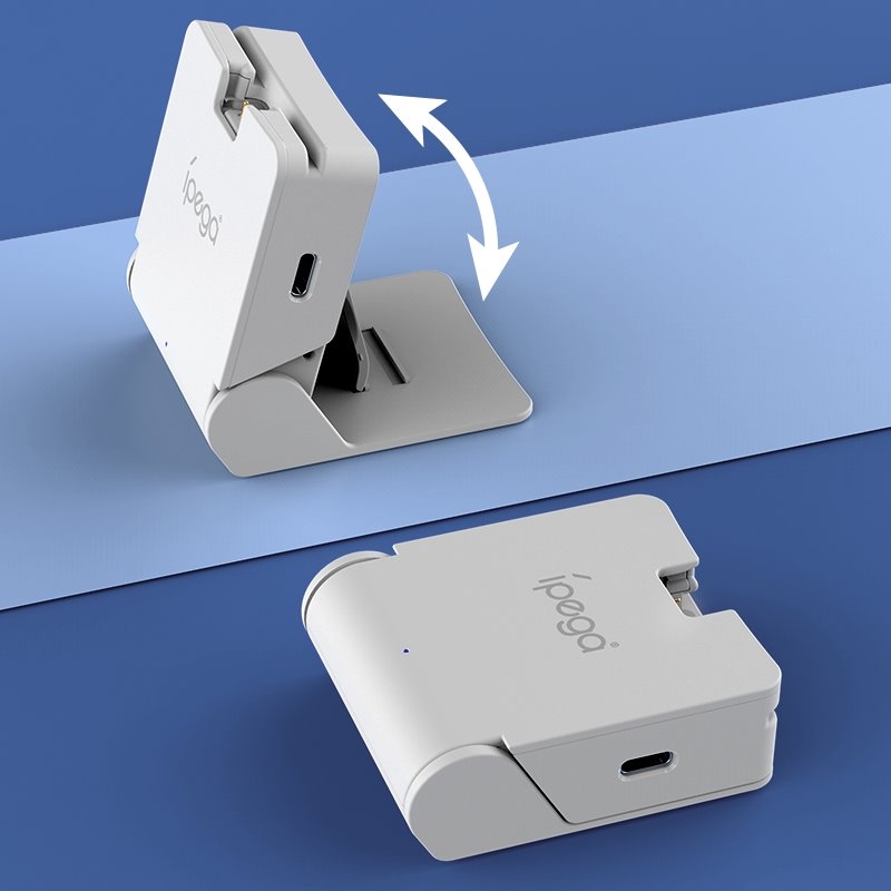 iPega P5P19 Skladací Nabíjací Stojan pre Playstation Portal Remote Player White