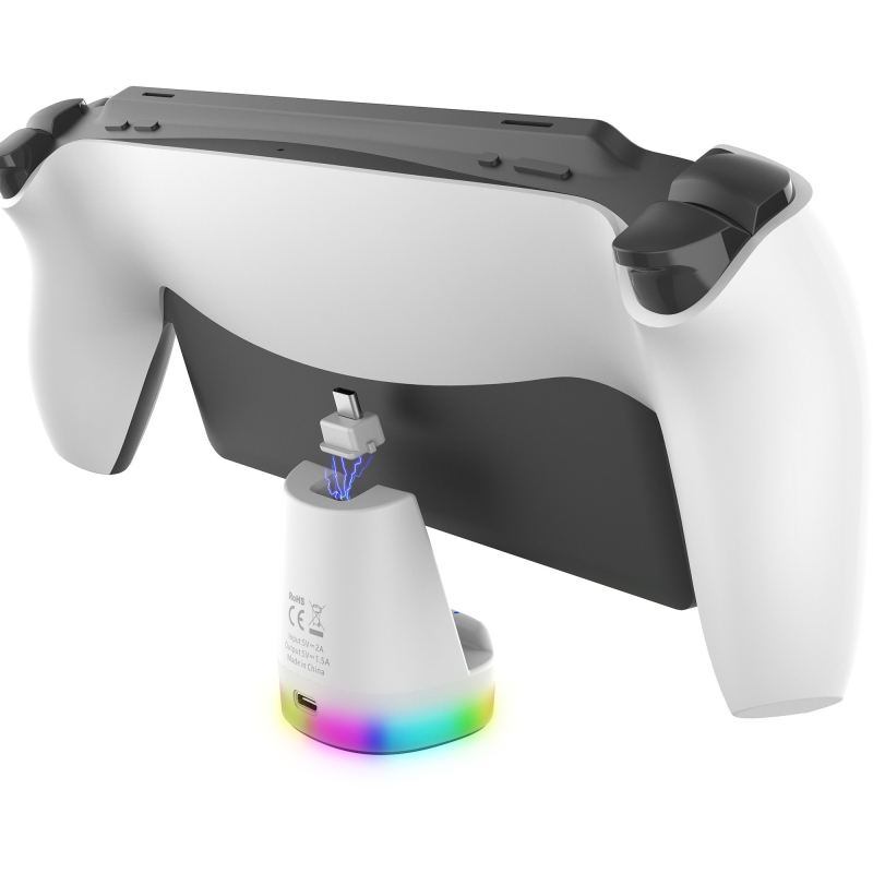 iPega P5P25 Mini Magnetický Nabíjací Stojan pre Playstation Portal Remote Player White