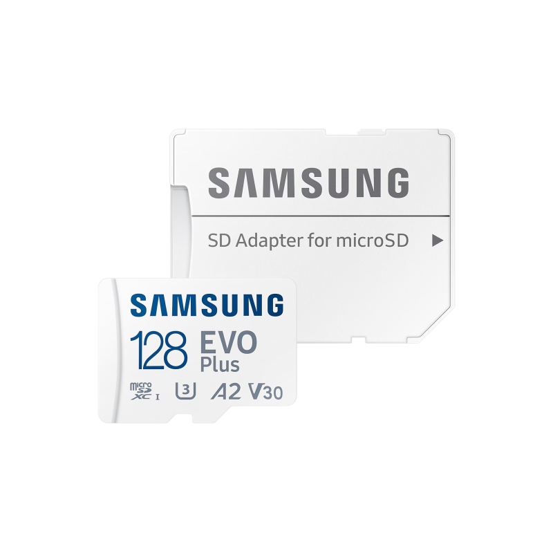 microSDXC 128GB EVO Plus Samsung Class 10 vr. Adaptéru