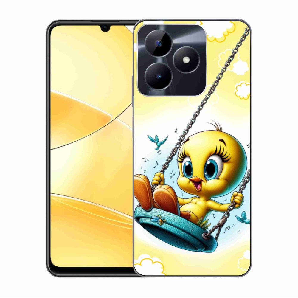 Gélový kryt mmCase na Realme C51/C53 - tweety