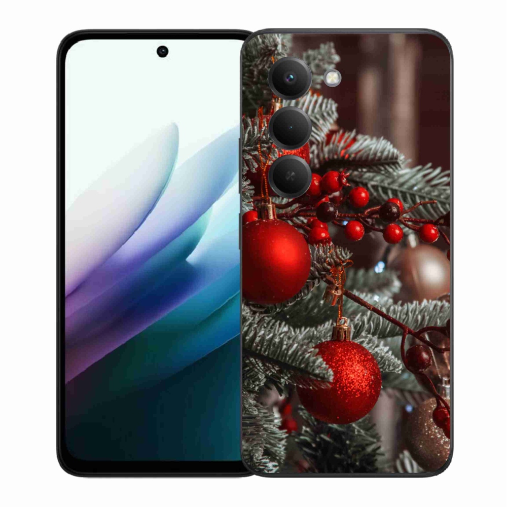 Gélový kryt mmCase na Xiaomi Redmi 15 4G/5G (171mm) - vianočné ozdoby 2