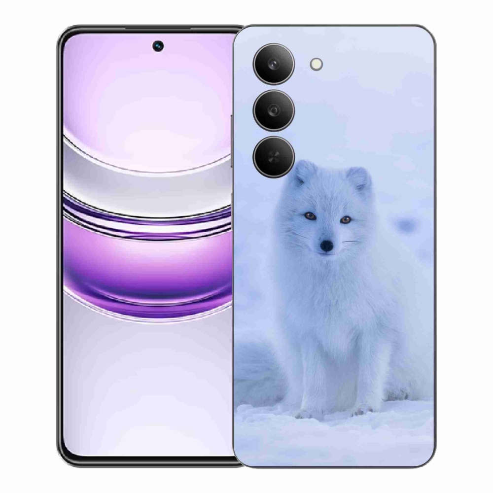 Gélový kryt mmCase na Realme 14x 5G - polárna líška