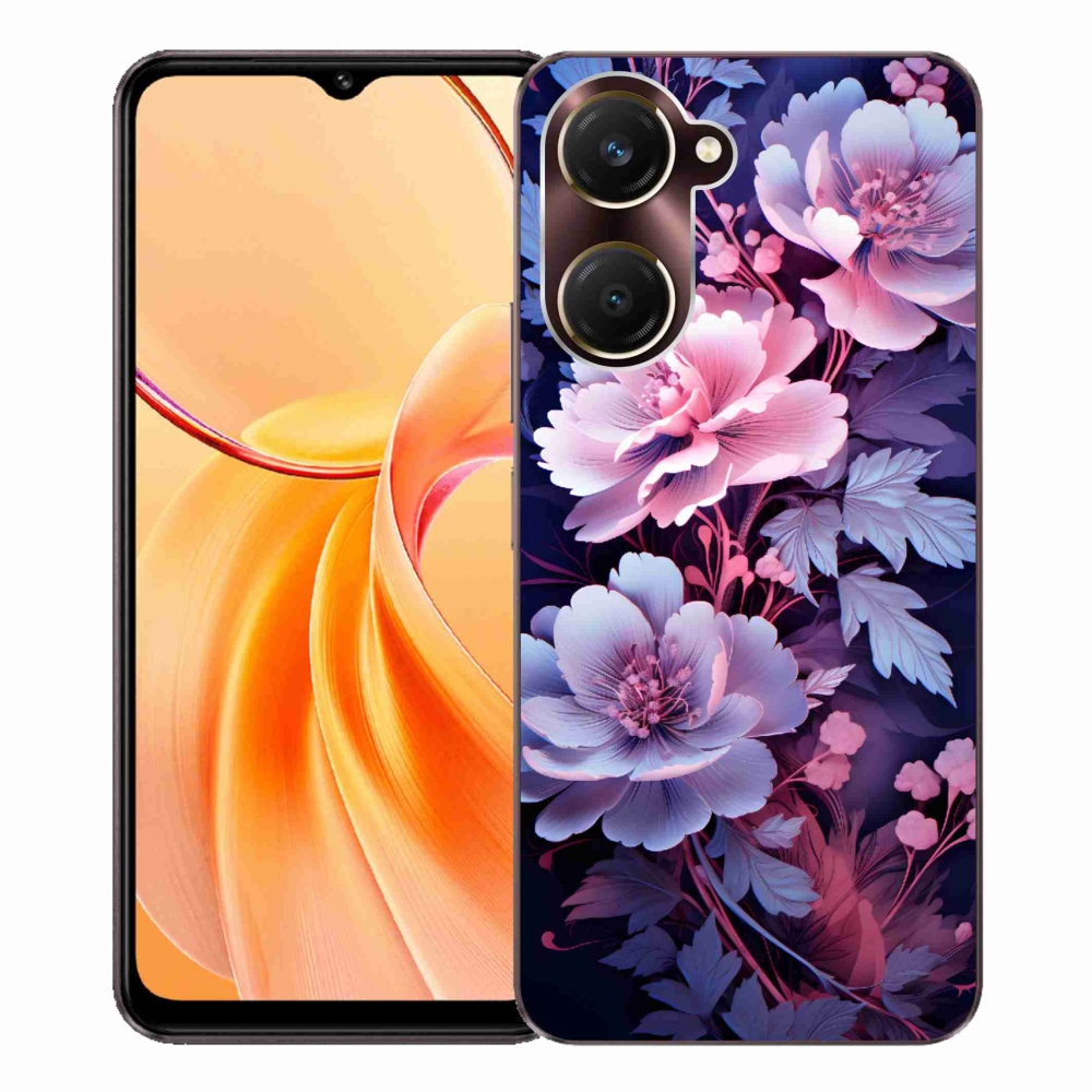 Gélový kryt mmCase na Vivo Y28s 5G - kvety 11