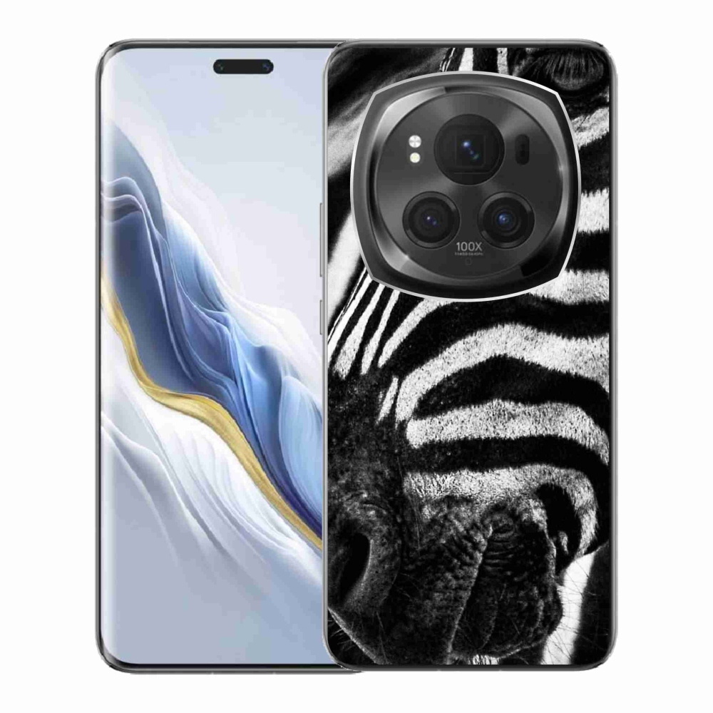 Gélový kryt mmCase na Honor Magic 6 Pro 5G - zebra