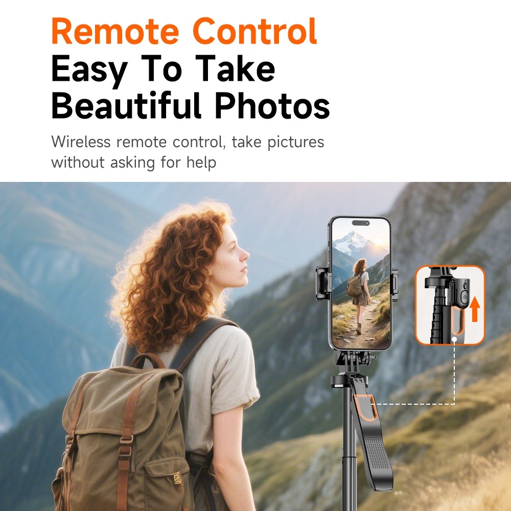 Teleskopická selfie tyč L16-TT so statívom 1,8 m s diaľkovým ovládaním