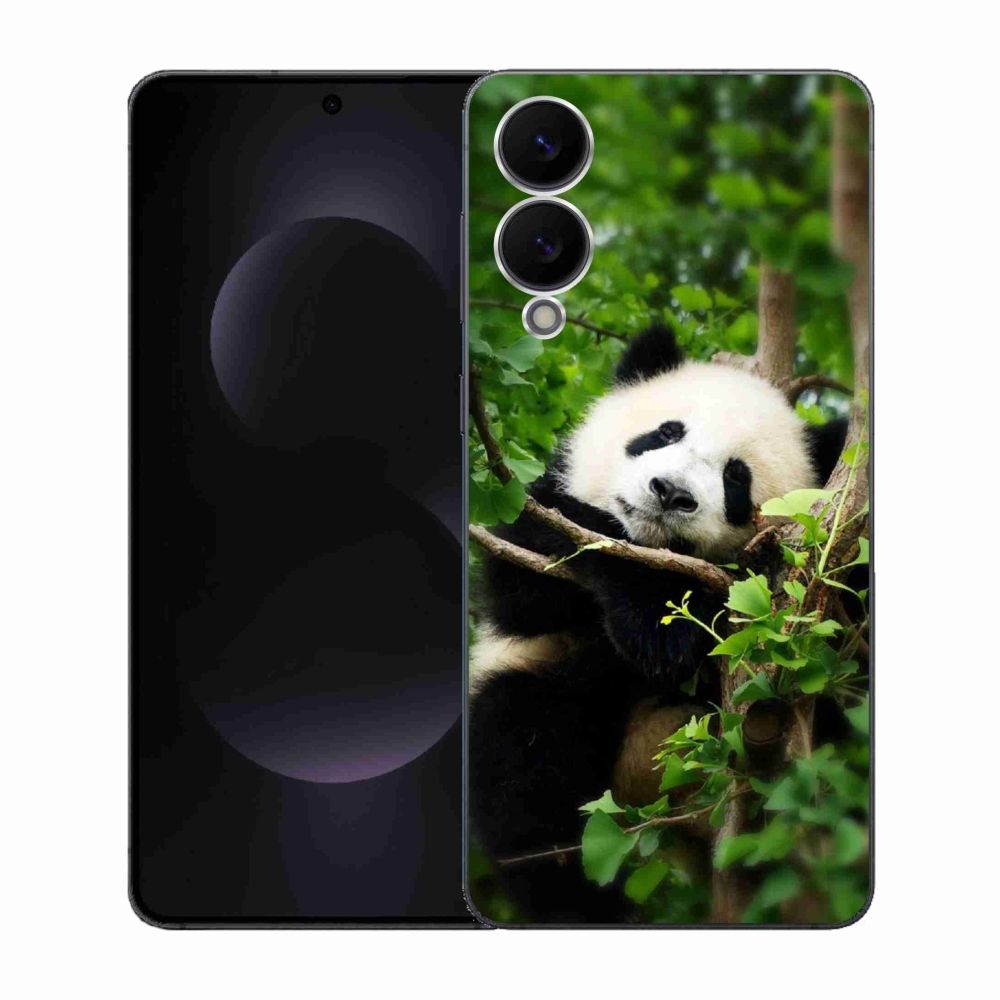 Gélový kryt mmCase na Samsung Galaxy S25 Edge - panda