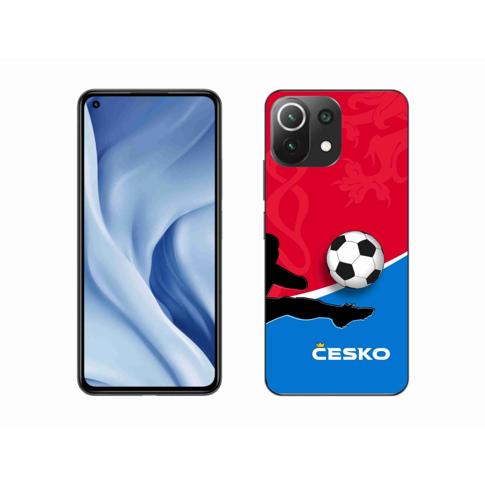 Gélový kryt mmCase na Xiaomi Mi 11 Lite 4G/5G - futbal Česko 2