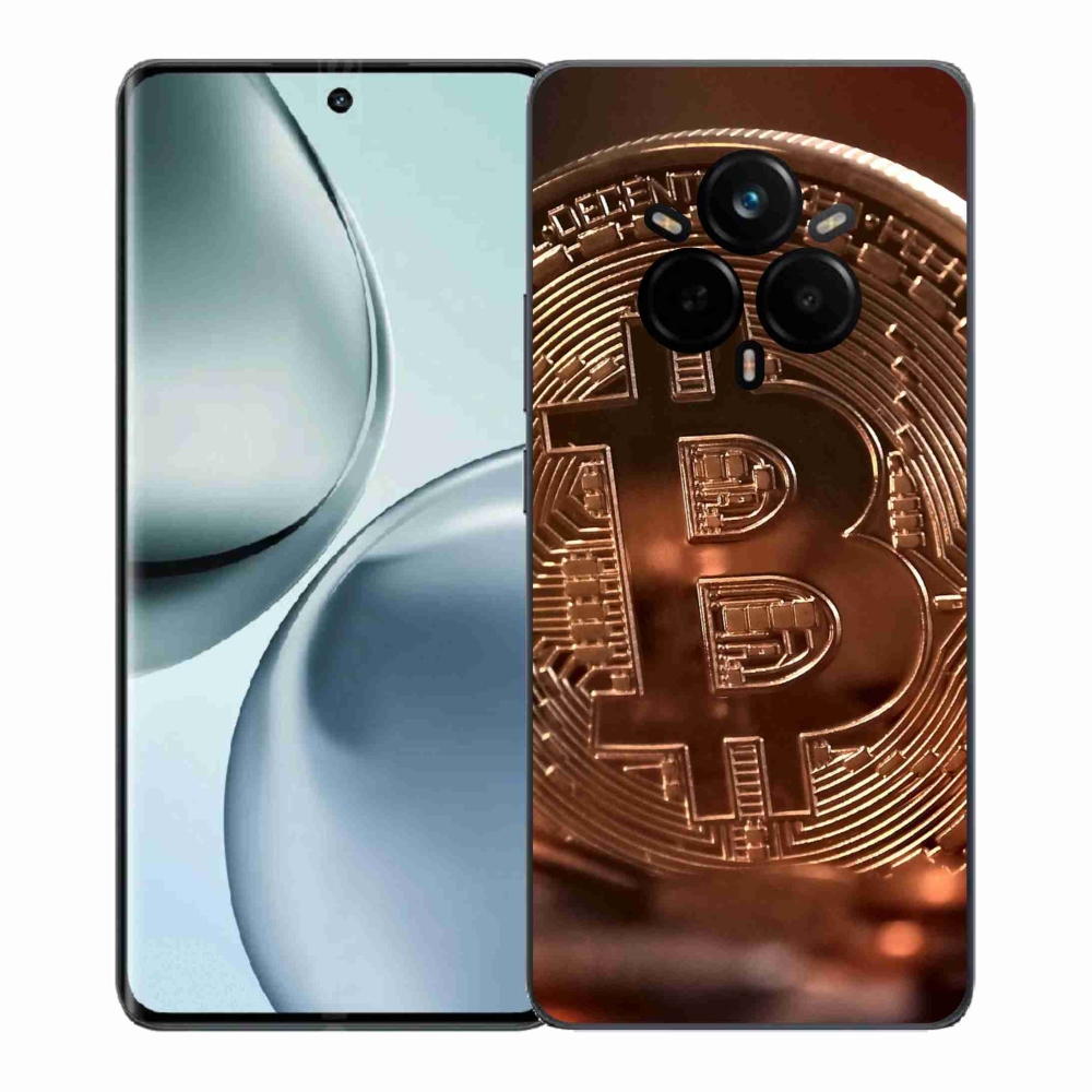 Gélový kryt mmCase na Realme 14 Pro+ 5G - bitcoin