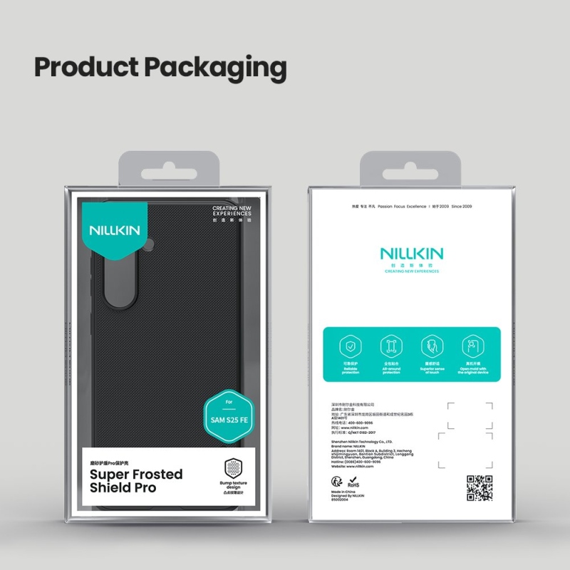 Nillkin Super Frosted PRO Zadný kryt pre Samsung Galaxy S25 FE Black